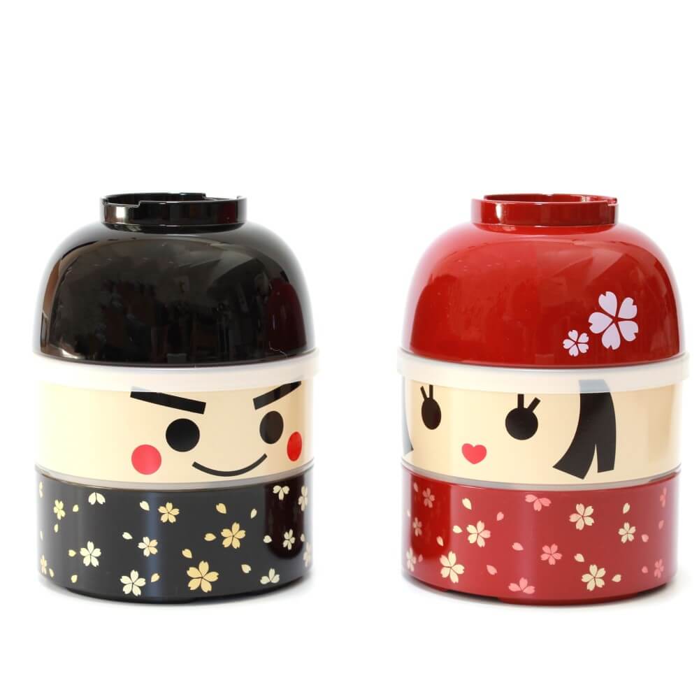 ichiro hanako kokeshi bento boxes