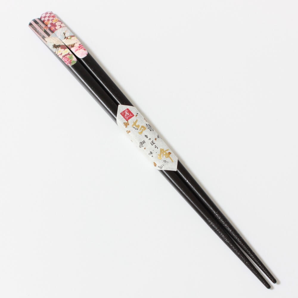 japanesque crane chopsticks angled profile