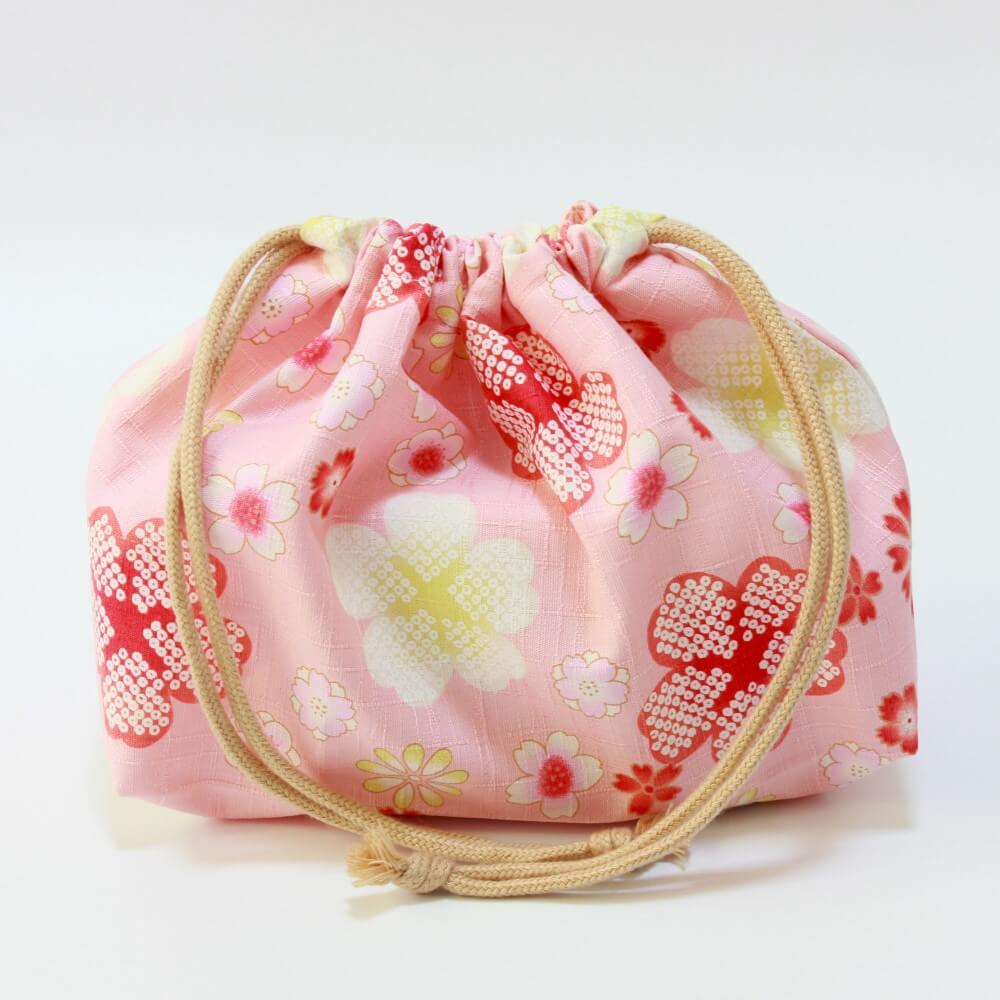 kimono yume sakura bento lunch bag