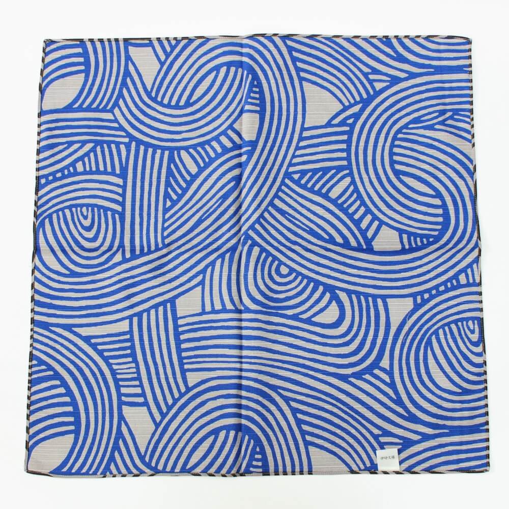 knot blue side furoshiki 48cm