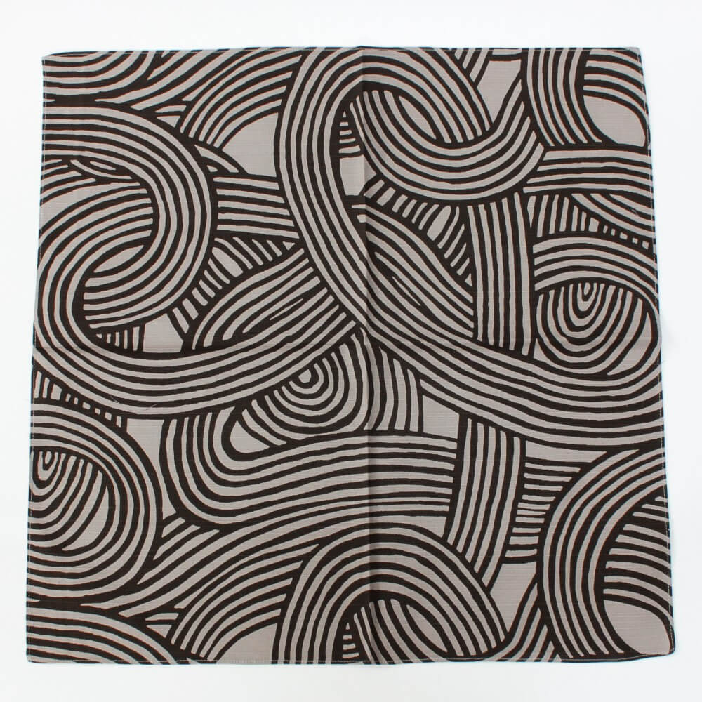 knot dark grey side furoshiki 48cm