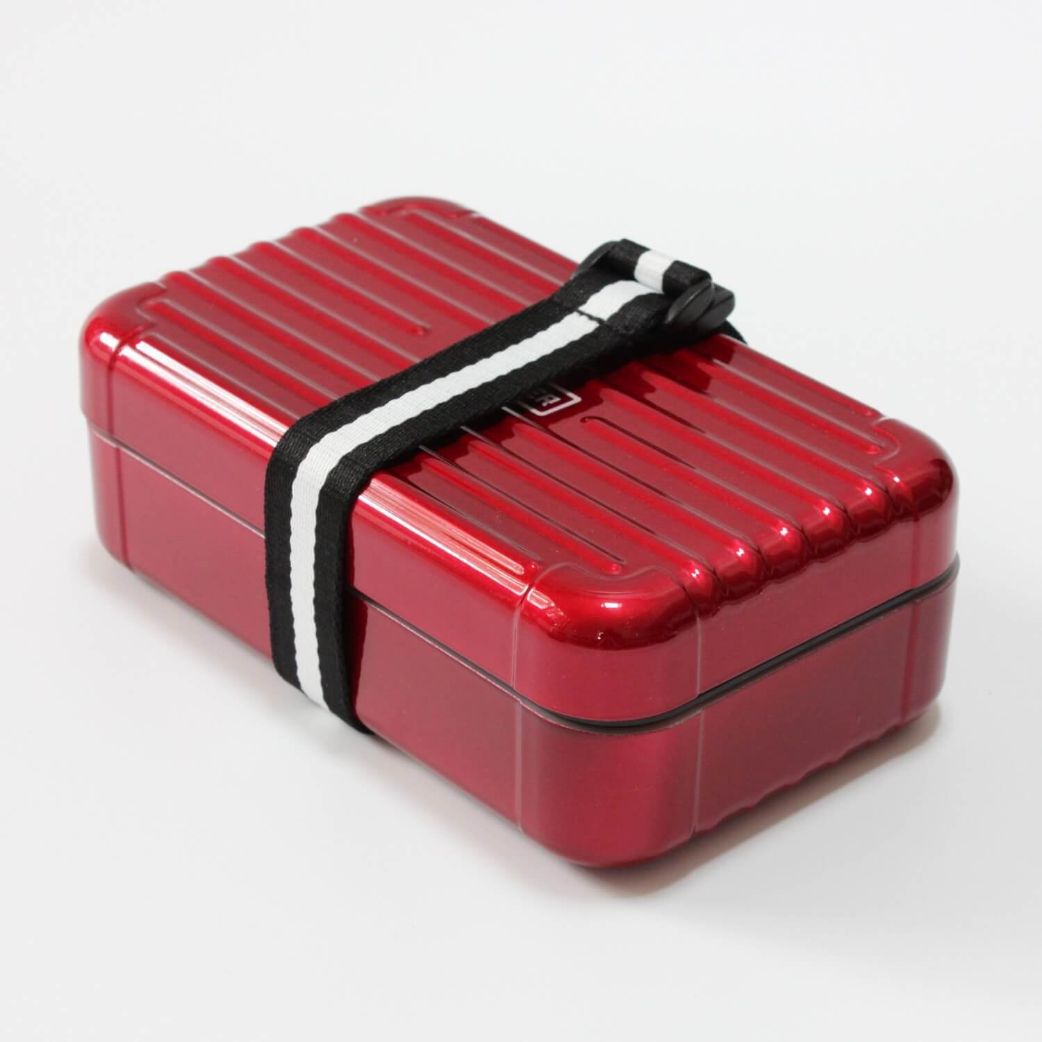koffer suitcase 1 tier red bento box