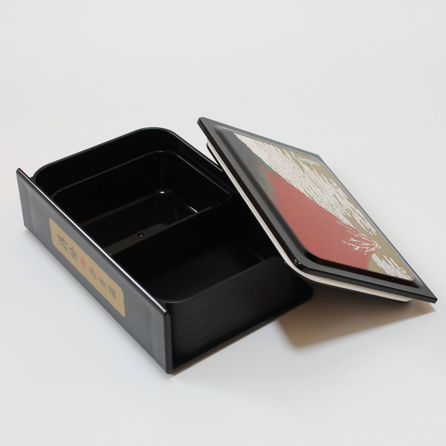 Book 1 Tier Bento Box | Great wave, Red Fuji artwork | 650ml capacity
