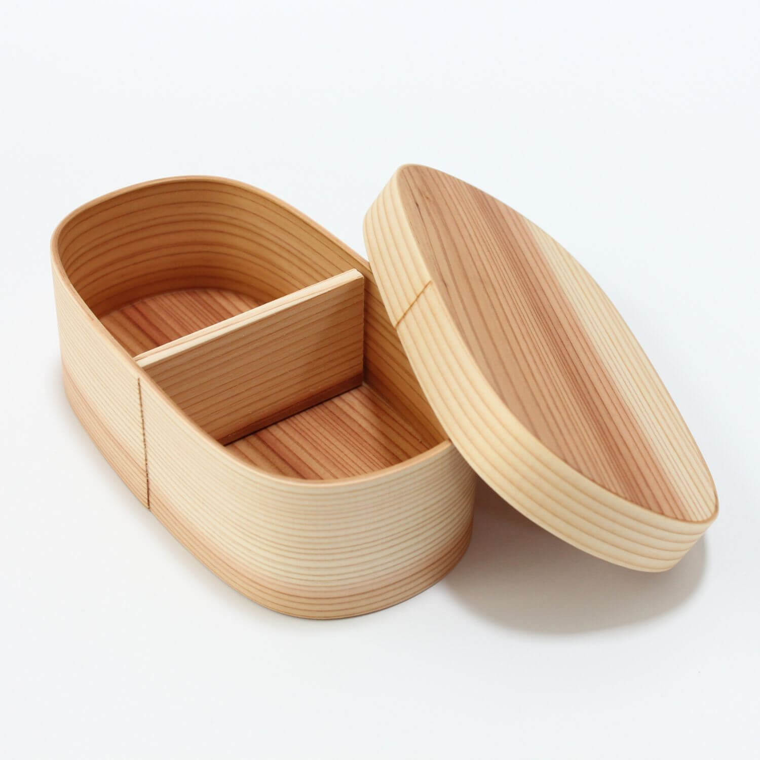 lid off kisho shiraki magewappa wooden bento box