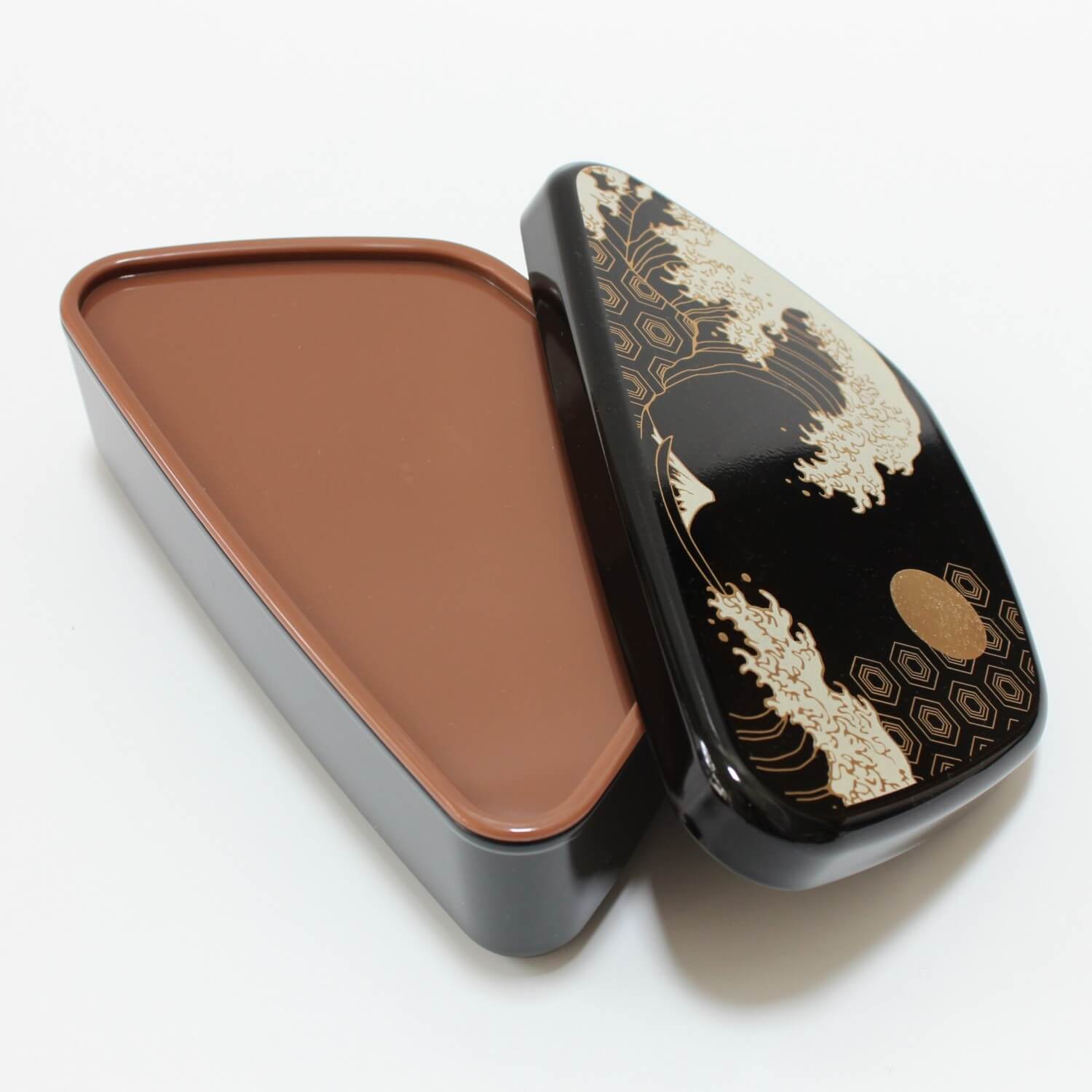 Fuji Onigiri 1 Tier Bento Box | 460ml capacity | Gold Print Lid