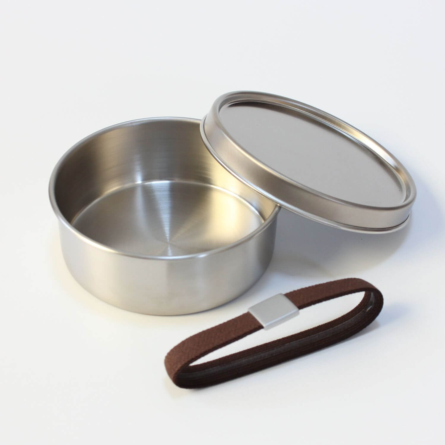 Stainless Steel Round 1 Tier Bento Box | Made in Tsubame Sanjo Japan