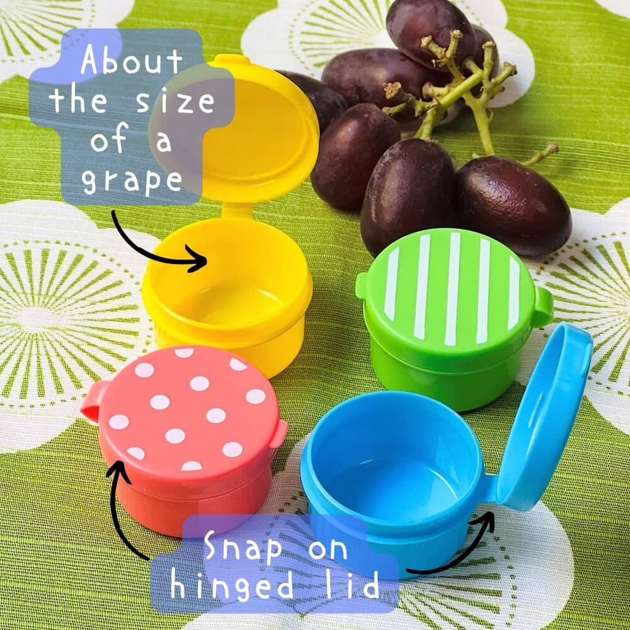 Sauce and dip mini bento cups | 4 piece set | Made in Japan