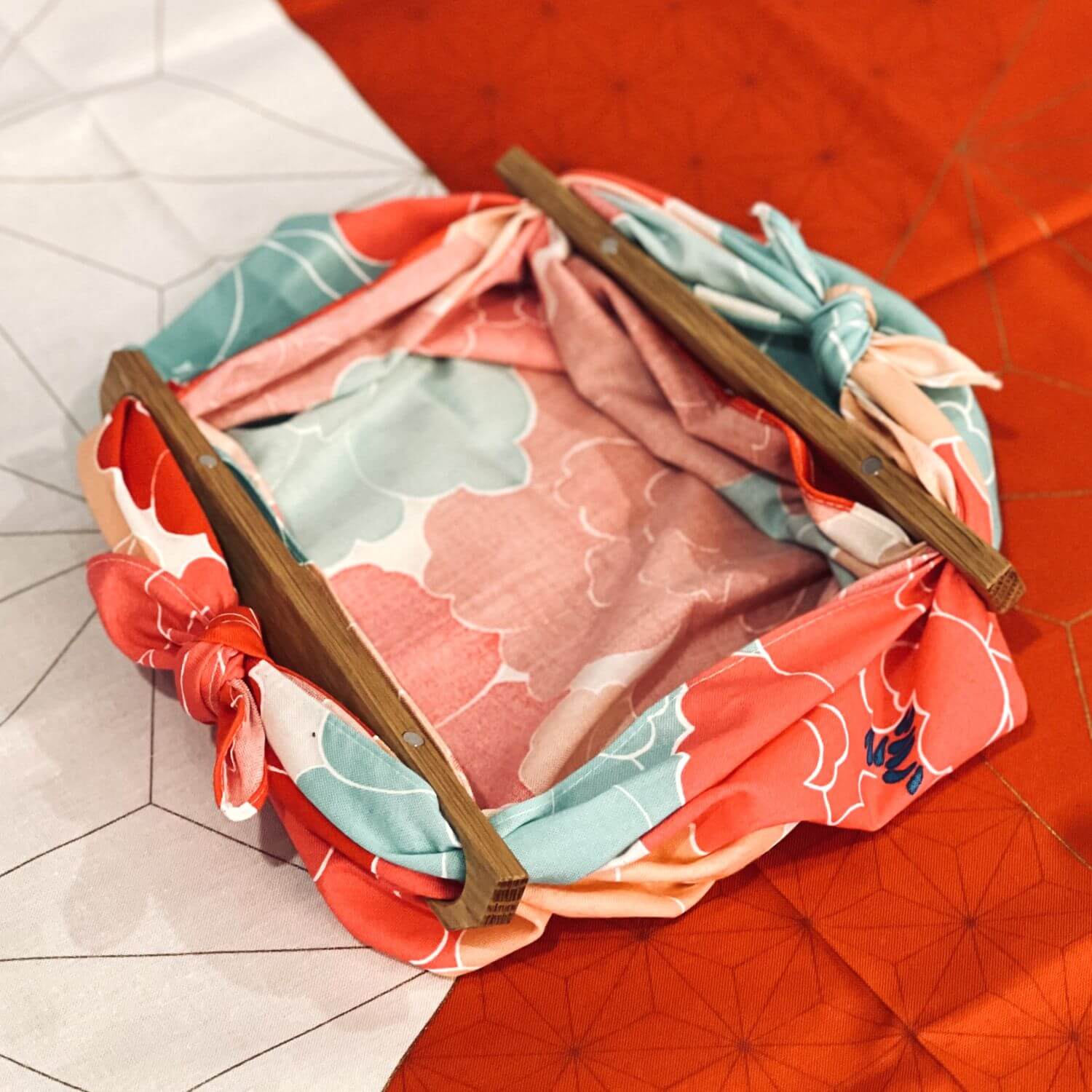 Furoshiki Patchin Frame for Handles | Make Furoshiki Bags