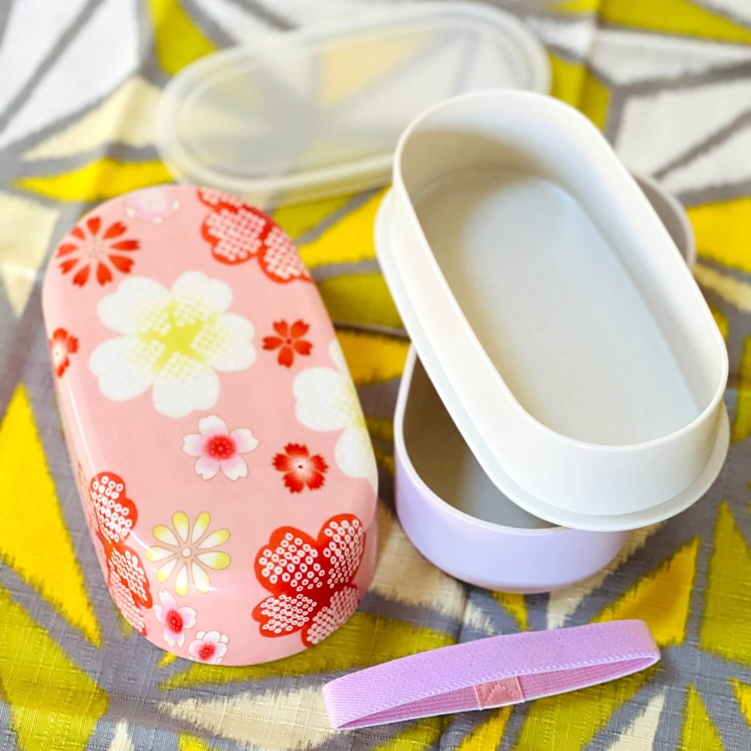 disassembled kimono yume sakura bento box