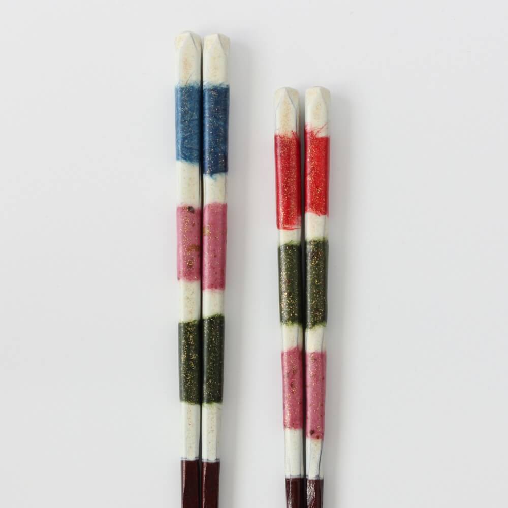 ishida issou yuushin red and blue chopsticks
