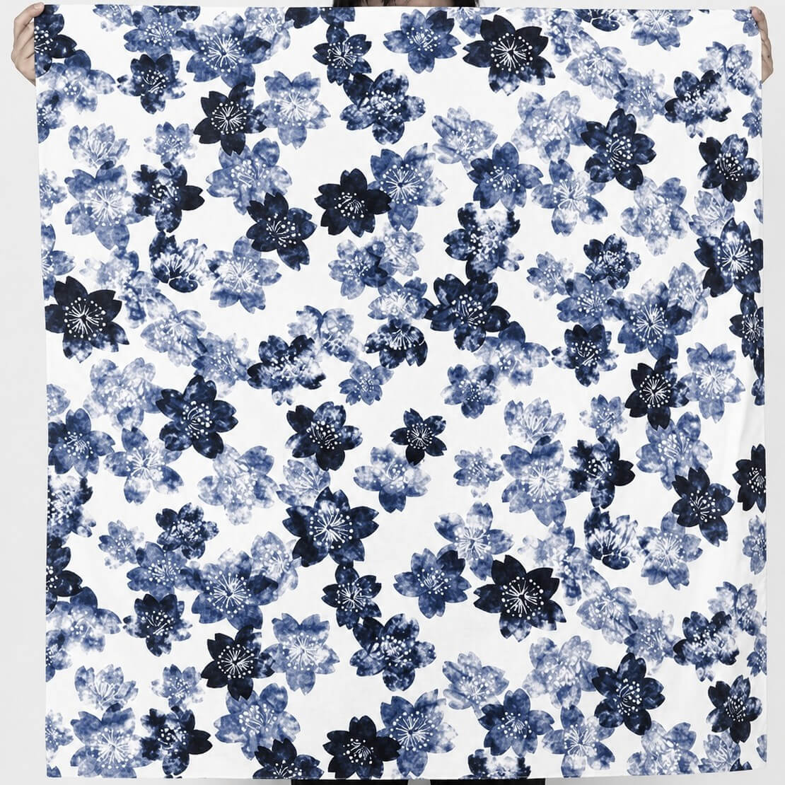 Indigo Sakura Furoshiki Wrapping Cloth 100cm