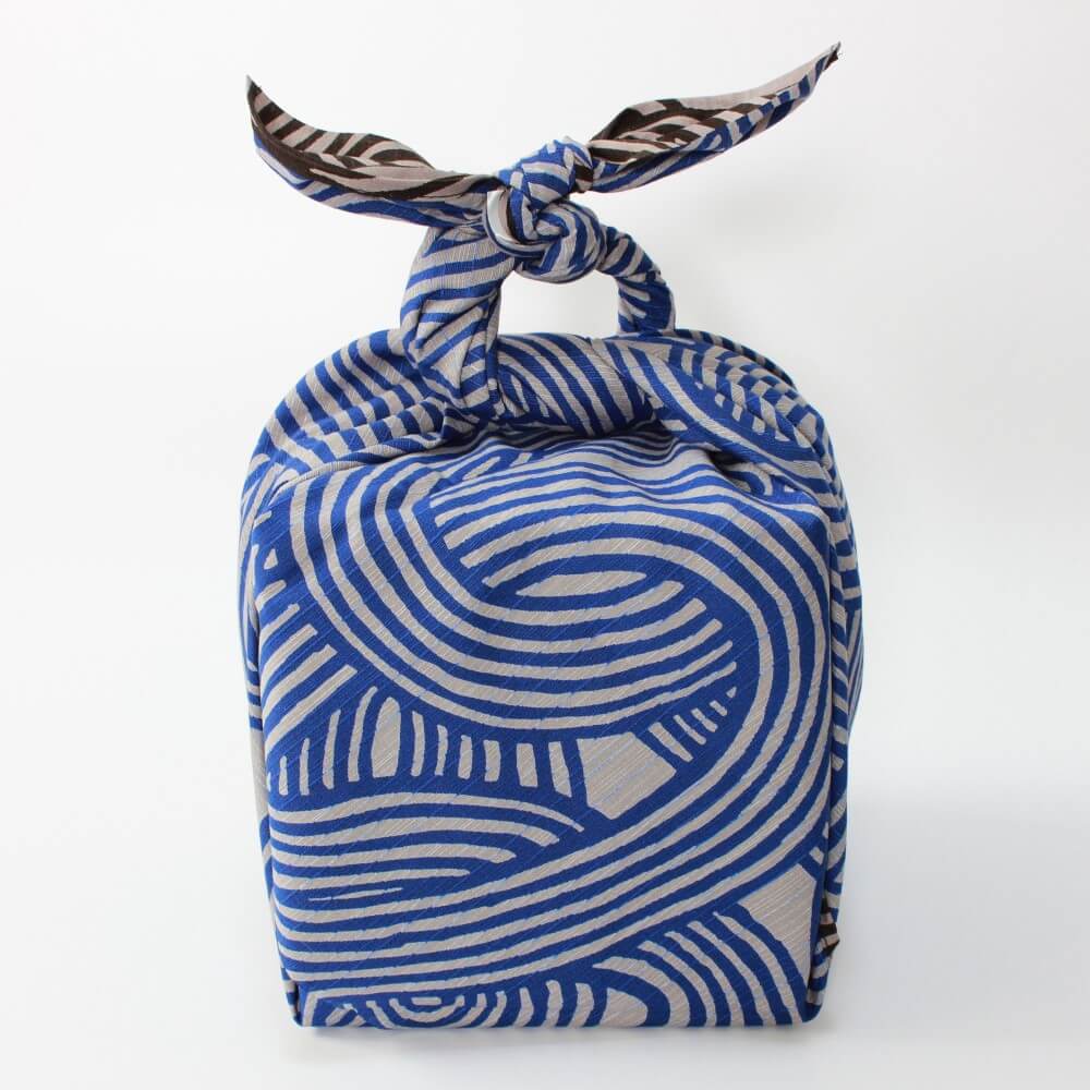 picnic bento box wrapped furoshiki with handle