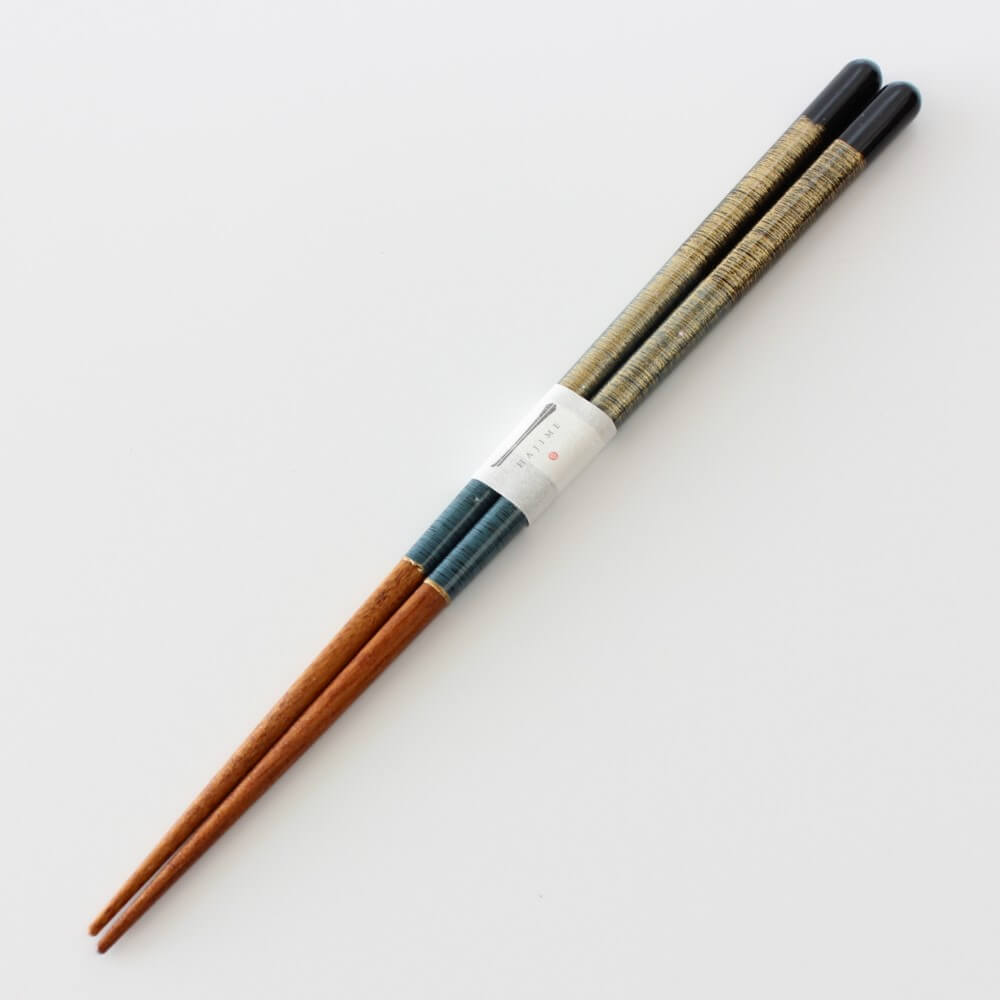 raden mutsuki blue chopsticks full length