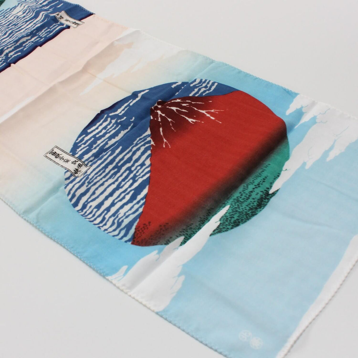 Yamamotojin Double Gauze Tenugui Hokusai Red Fuji