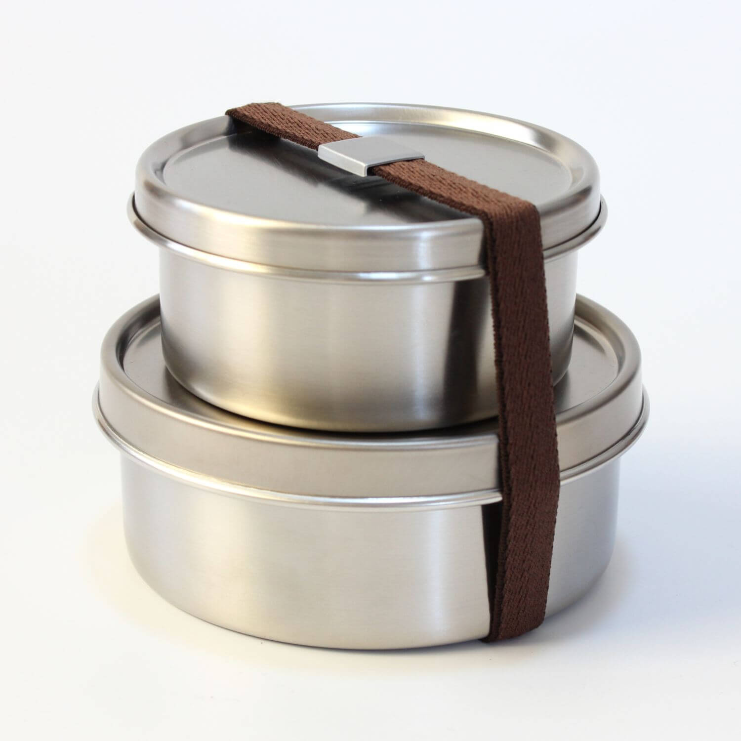Stainless Steel Round 1 Tier Bento Box | Made in Tsubame Sanjo Japan