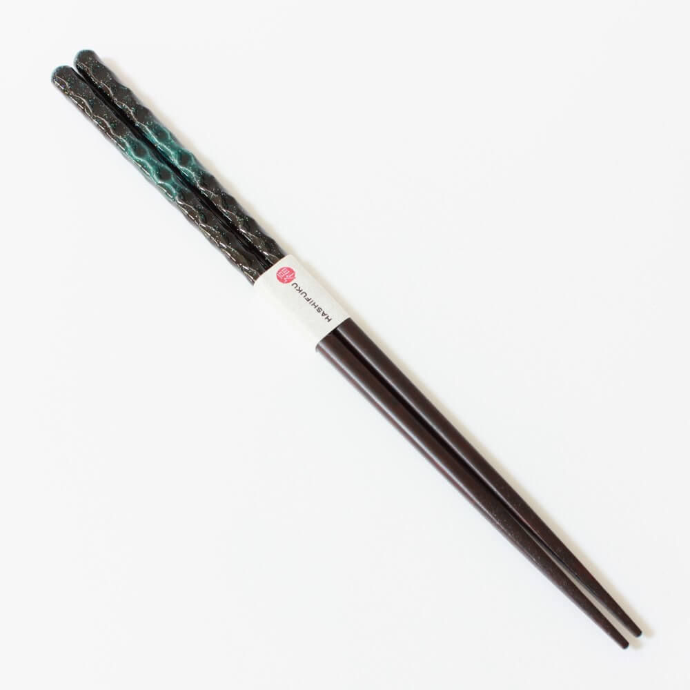 Hishibori Aurora Chopsticks | Blue, Red | Dishwasher safe | Wood