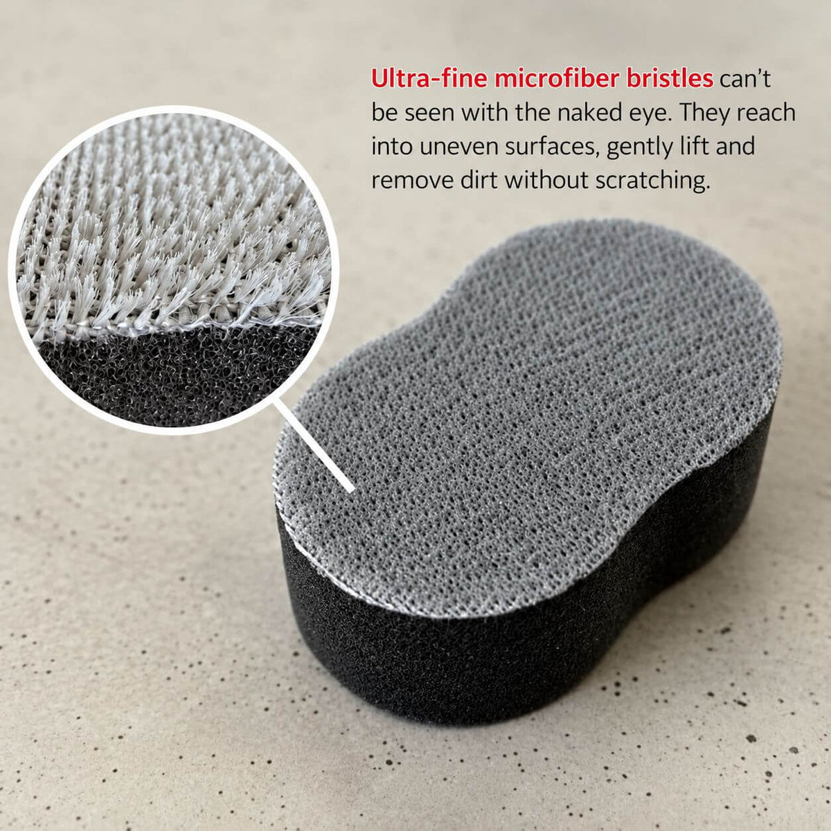 close up sponge top 