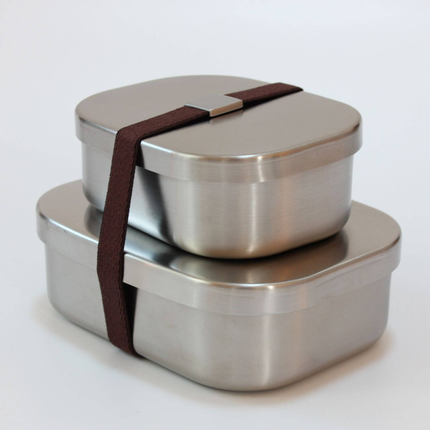 Stainless Steel Rectangle 1 Tier Bento Box | Made in Tsubame Sanjo Japan