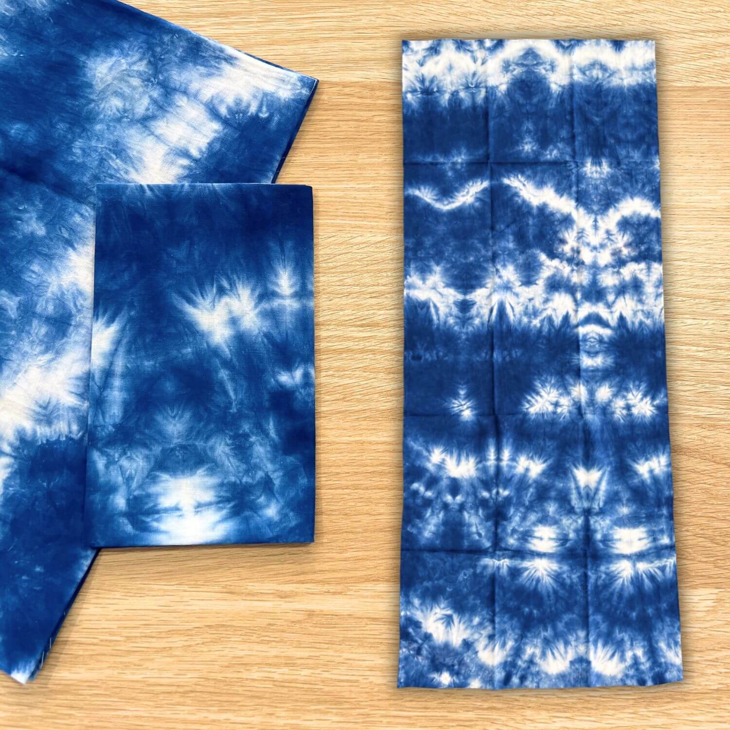 Rienzome Tenugui Indigo Kumoizome | Hand dyed | Todaya Shoten