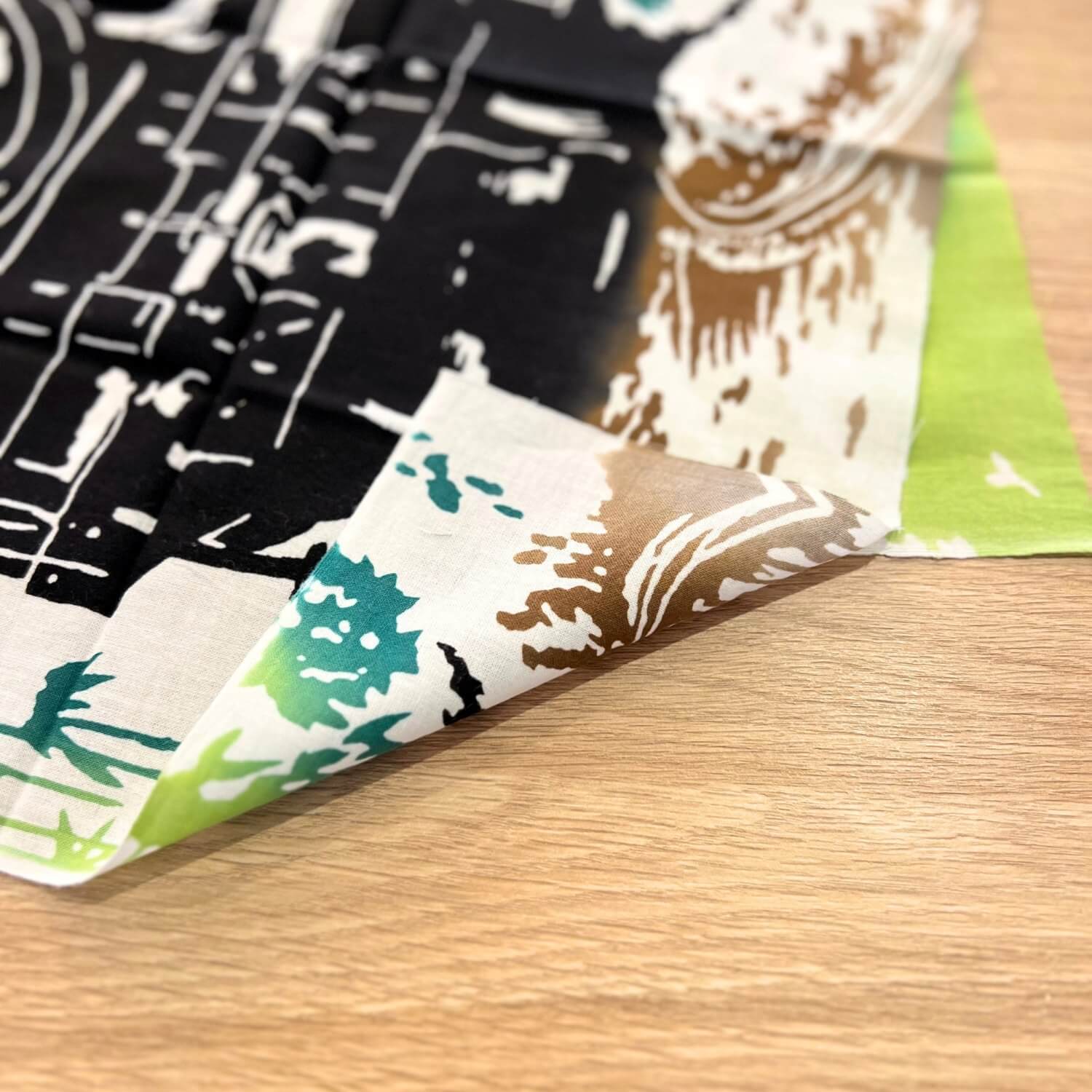 Rienzome Tenugui Steam Locomotive | Hand dyed | Todaya Shoten