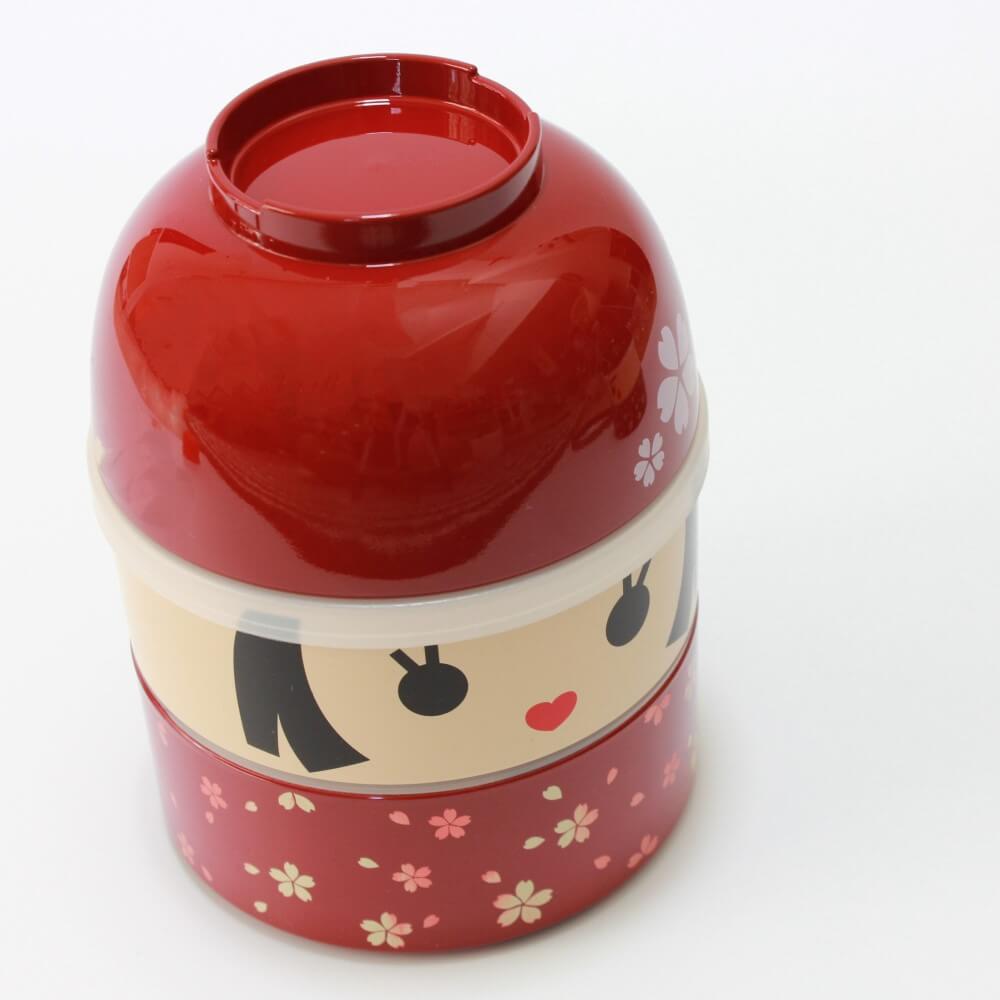 top shot kokeshi hanako bento box
