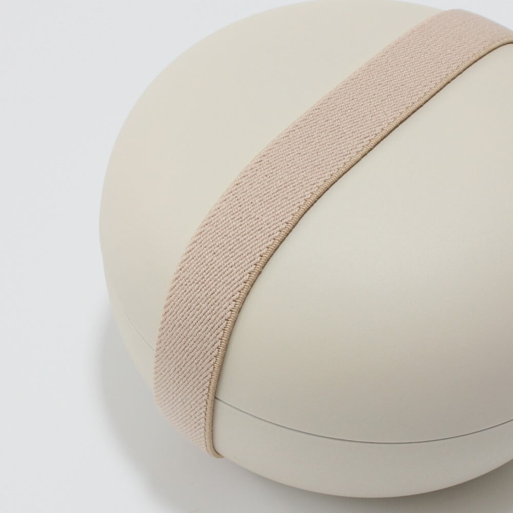 top view ivory mayudon bento box with lunch band