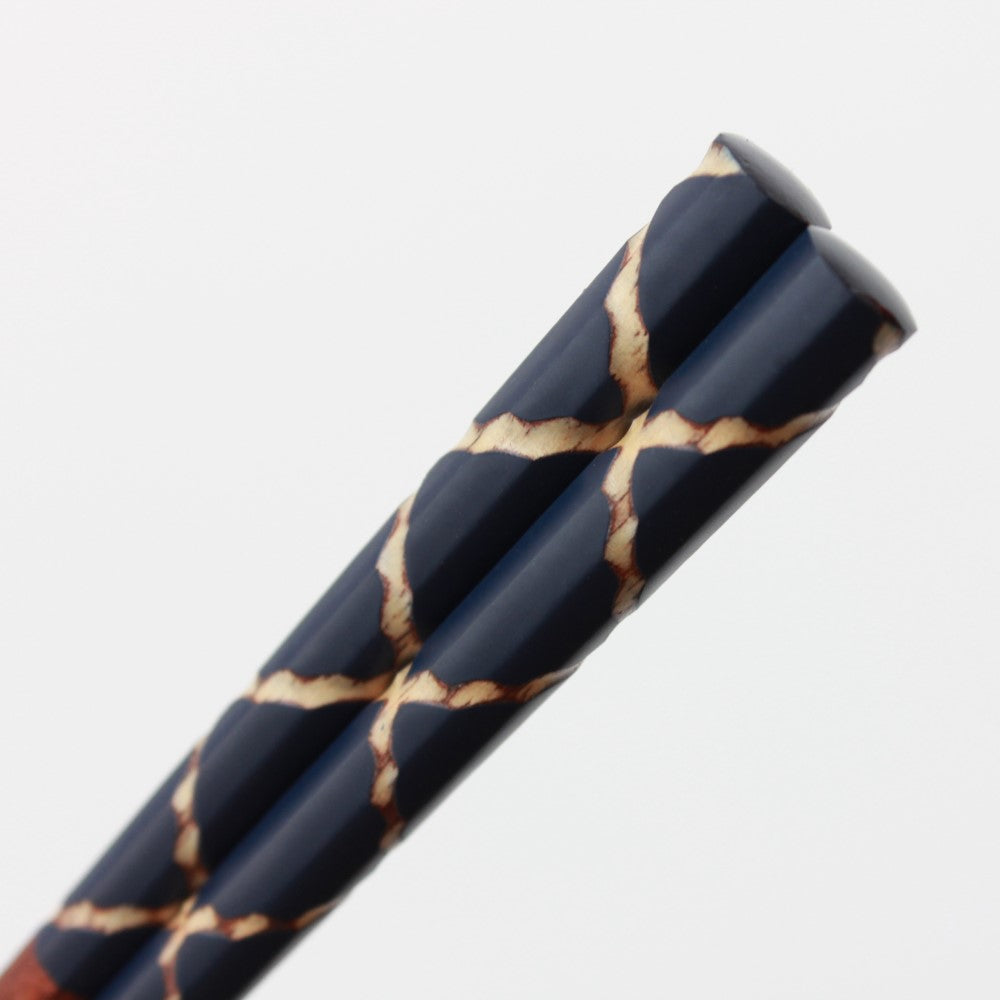 ultra close up handles hachikaku blue chopsticks