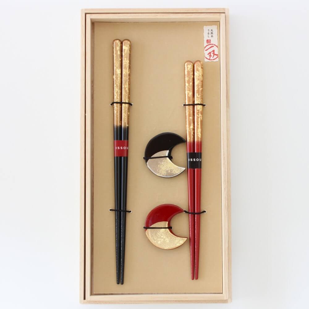 zuiun gyogetsu chopsticks gift set in box