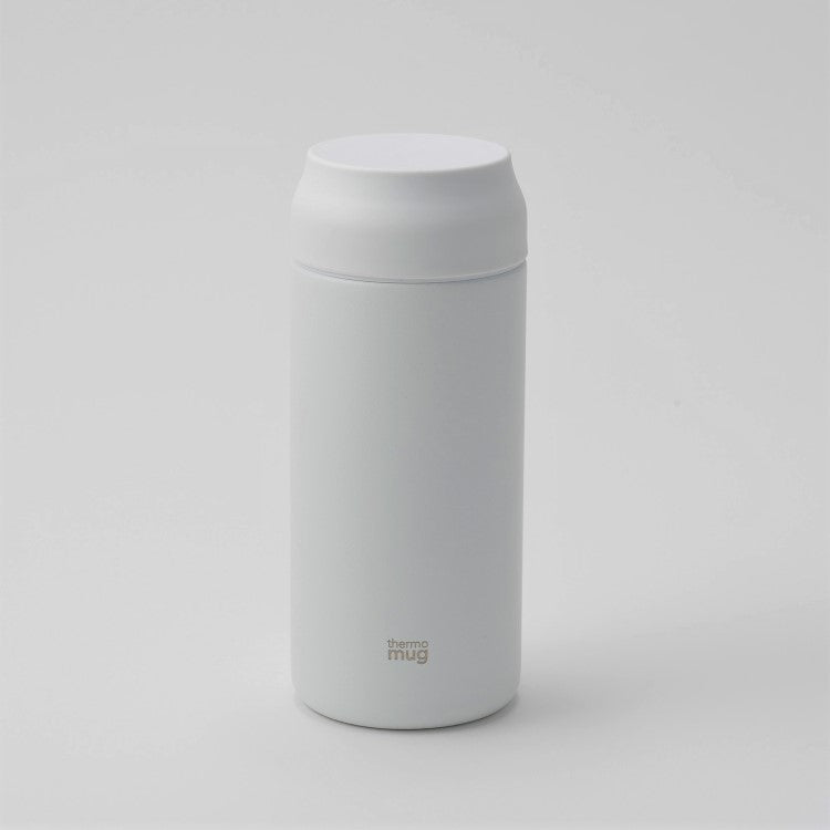 White allday drink bottle by thermo mug sold at majime life