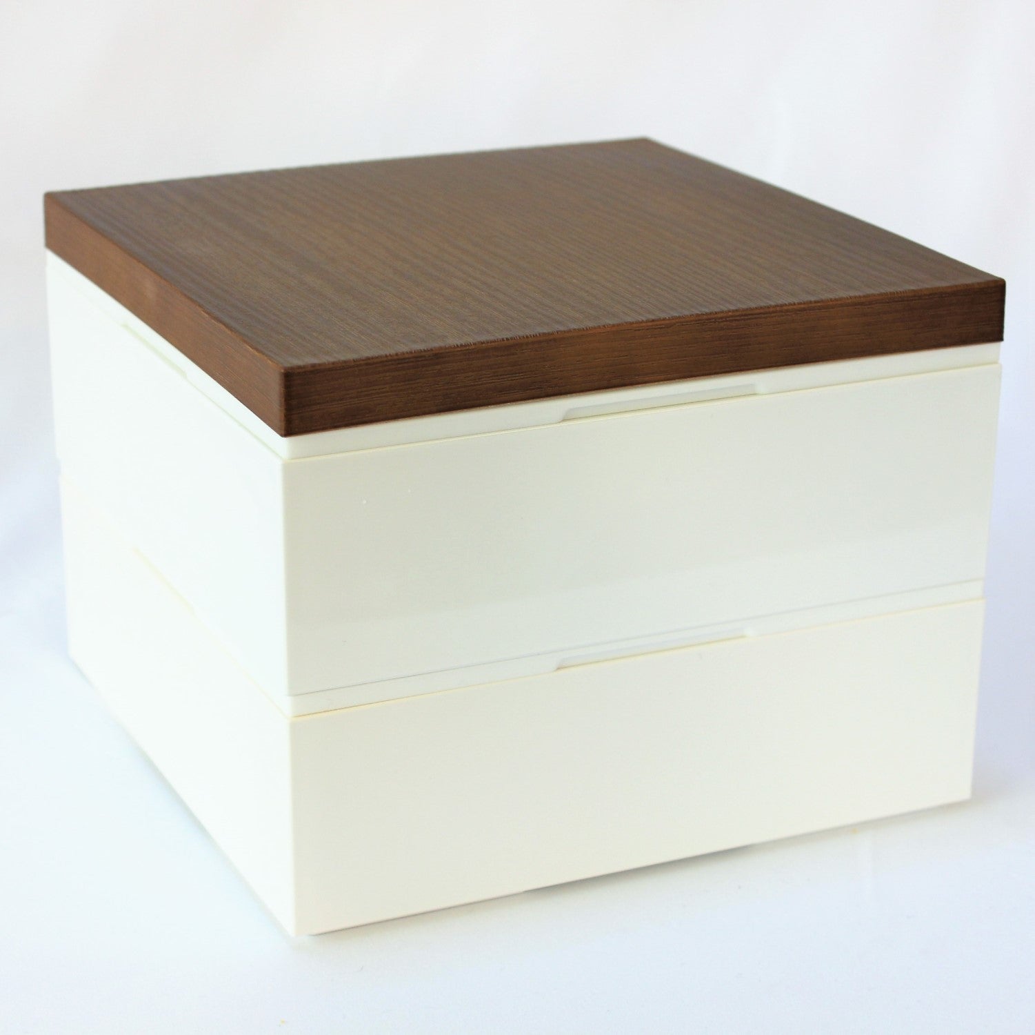 Majime Life Mokume 2 Tier Picnic Bento Box Japanese Bento Boxes for Adults Made in Japan bento lunch box for picnics parties gathering housewarming