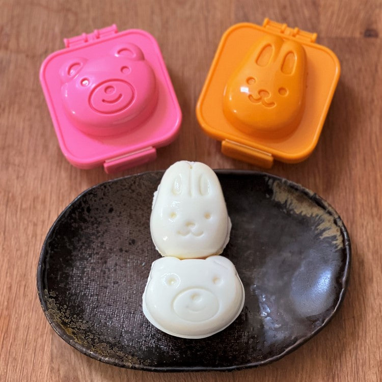 Egg Moulds Rabbit and Bear Faces