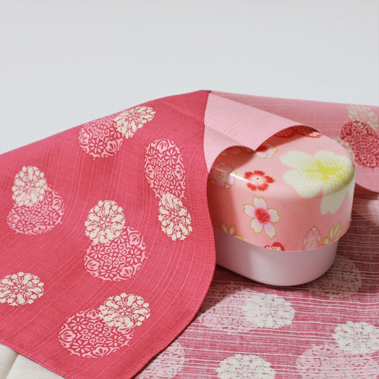 furoshiki covering a bento box