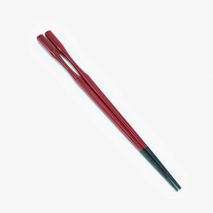overview shot of the tamari chopsticks showing red brown colour
