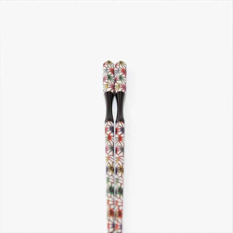 front view of the colour asagara chopsticks