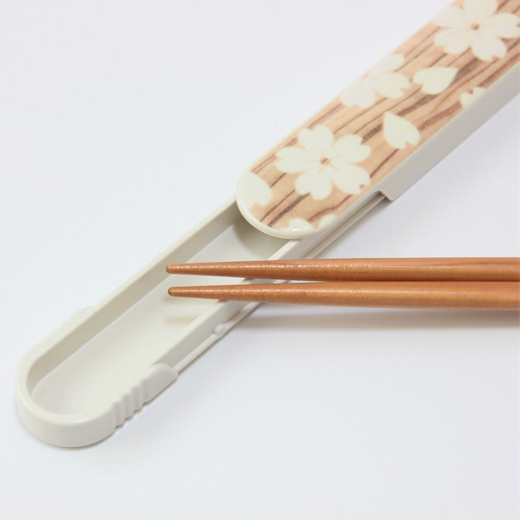 Close up shot showing chopsticks and case
