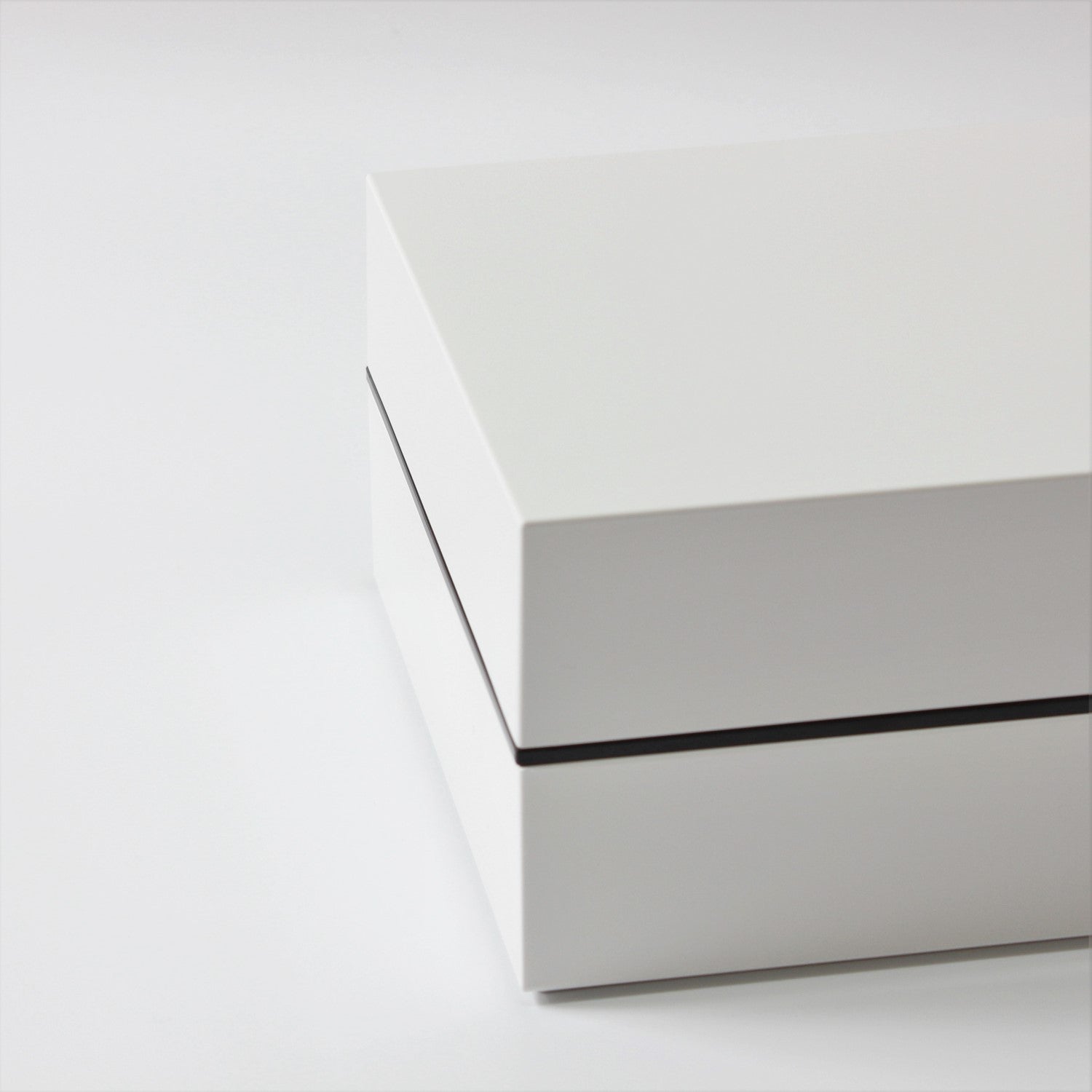 Sleek and modern design of the Majime Life Shirayuki 2 Tier Picnic Bento Box which doesn't look like one at first glance