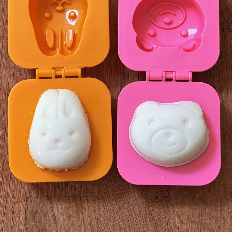 Egg Moulds Rabbit and Bear Faces