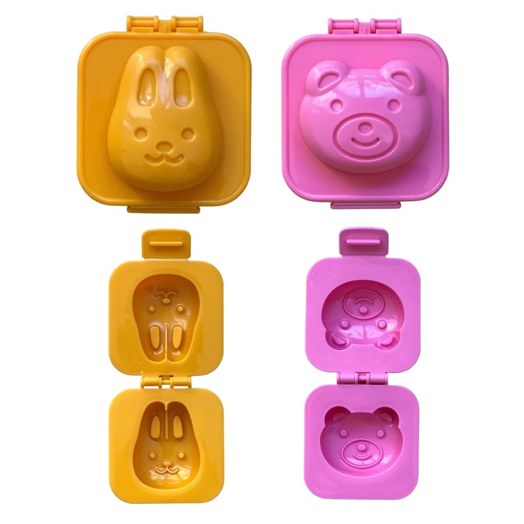 Egg Moulds Rabbit and Bear Faces