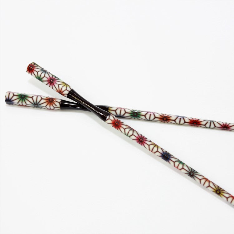 close up shot showing the colourful pattern