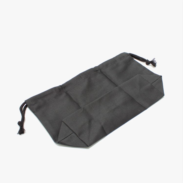 Black bento bag laid out flat. Sold at Majime Life