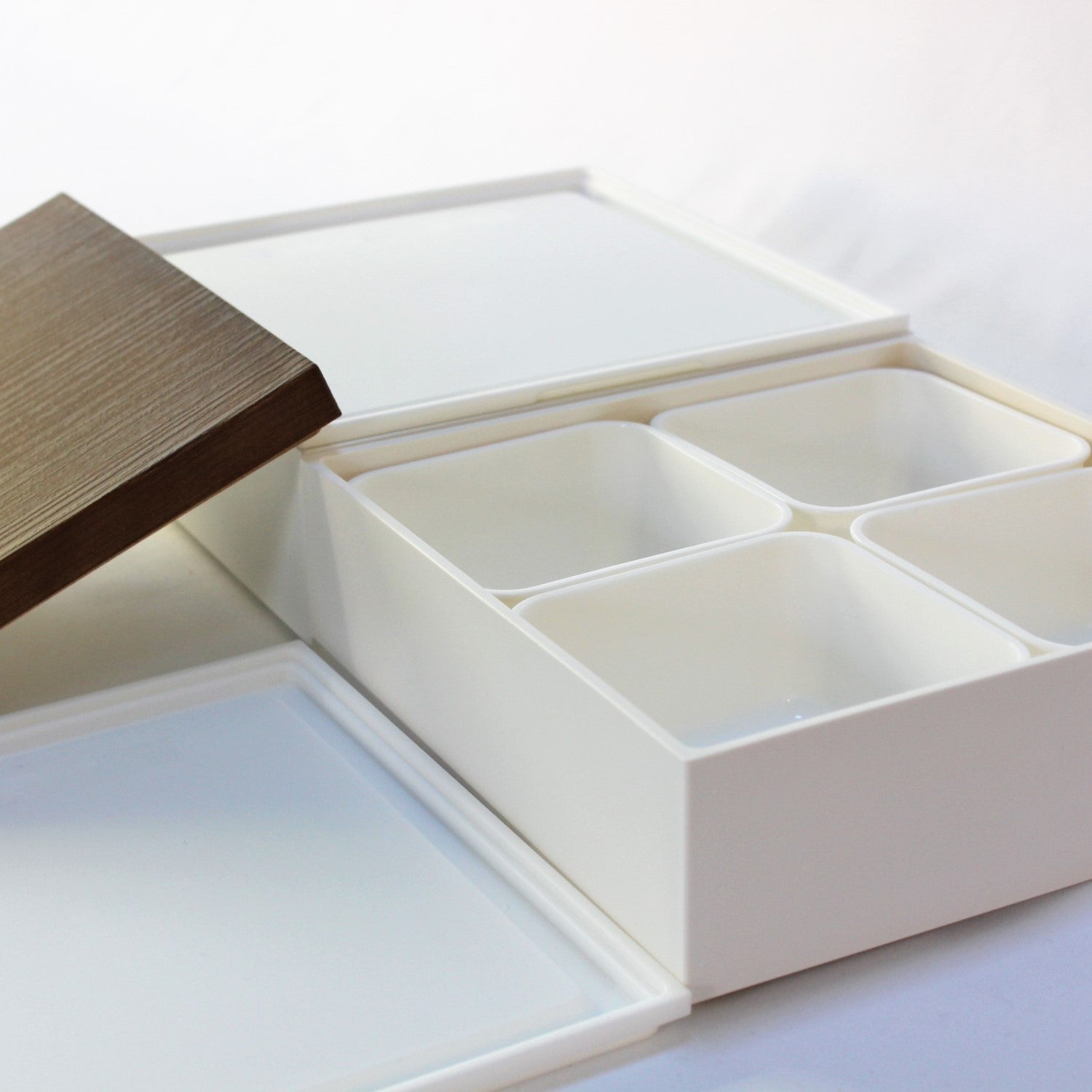 Majime Life Mokume 2 Tier Picnic Bento Box Japanese Bento Boxes for Adults Made in Japan bento lunch box for picnics parties gathering housewarming great as a grazing charcuterie board