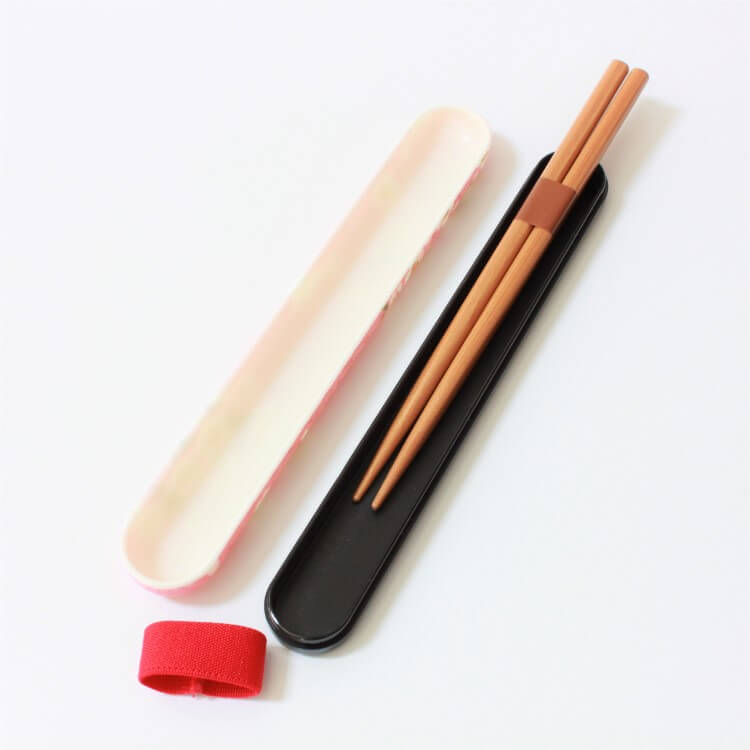 Sakura Usagi Pink Chopsticks Case Set